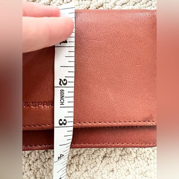 Spikes & Sparrow RFID Wallet Kentucky brown leather biker moto wallet fall - Picture 6 of 10